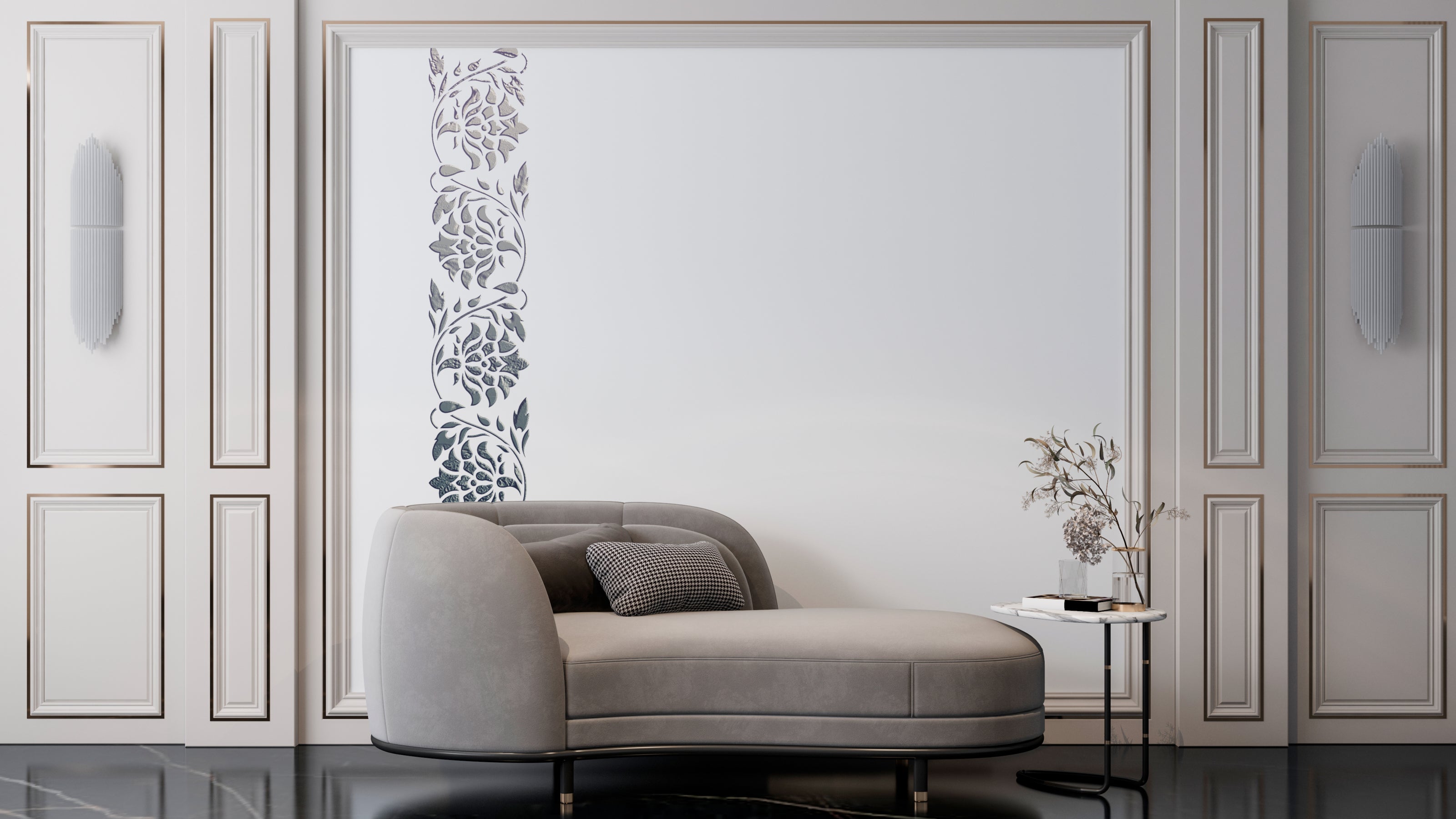 Stencil decorative DFA Border for plaster and paint 0.3-1 mm (B00076)