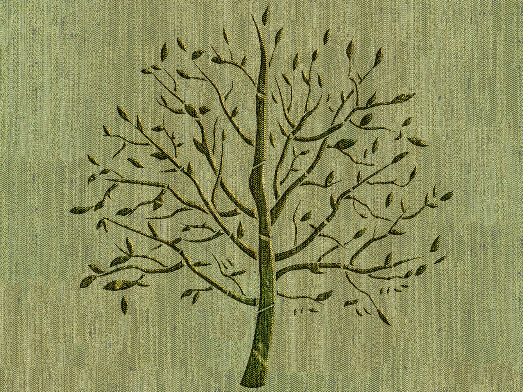 DFA Stencil Tree with Leaves: Add natural harmony and comfort to your home 0.3-1 mm (P00171)