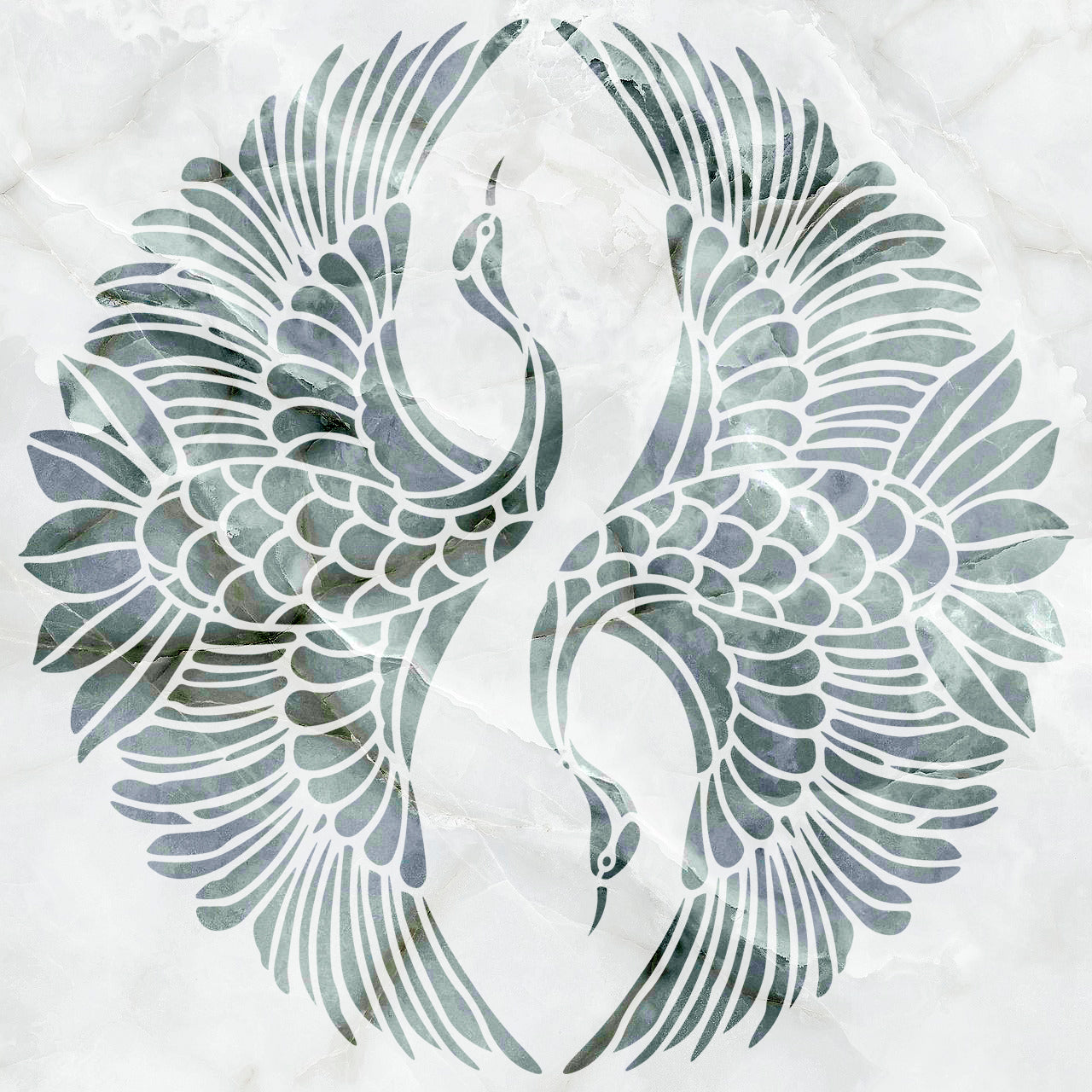 Stencil DFA Birds: Enliven your home with the beauty of nature 0.3-1 mm (J00058)