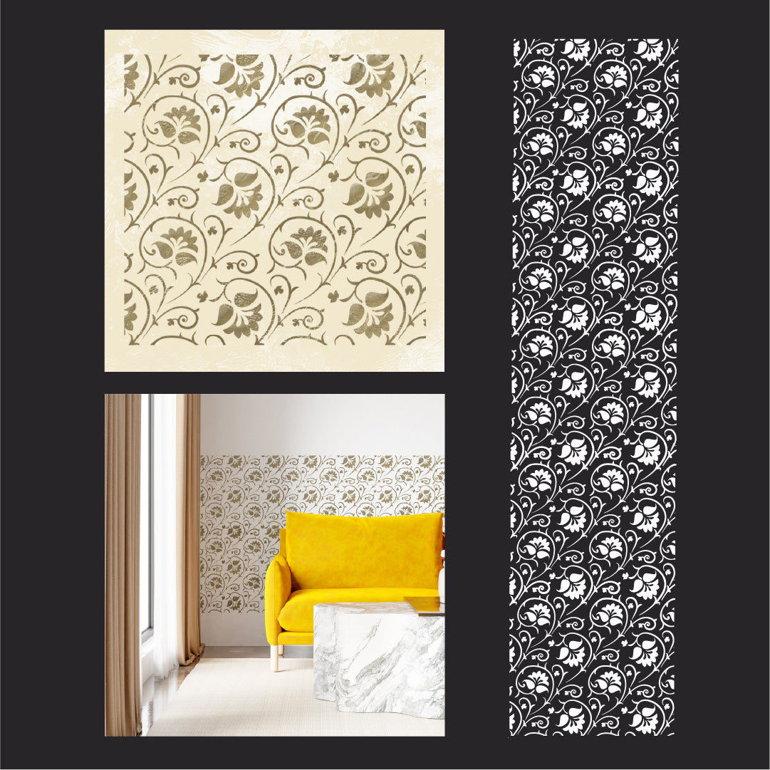 DFA Stencil Oriental Pattern – Professional Design Without Effort 0.3-1 mm (V00087)