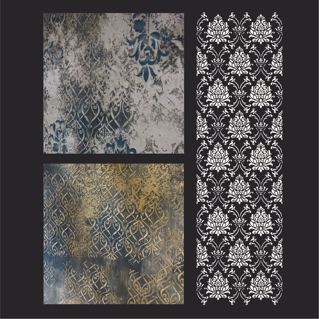 Stencil DFA Oriental pattern - create an interior in an oriental style! 0.3-1 mm (V00075)
