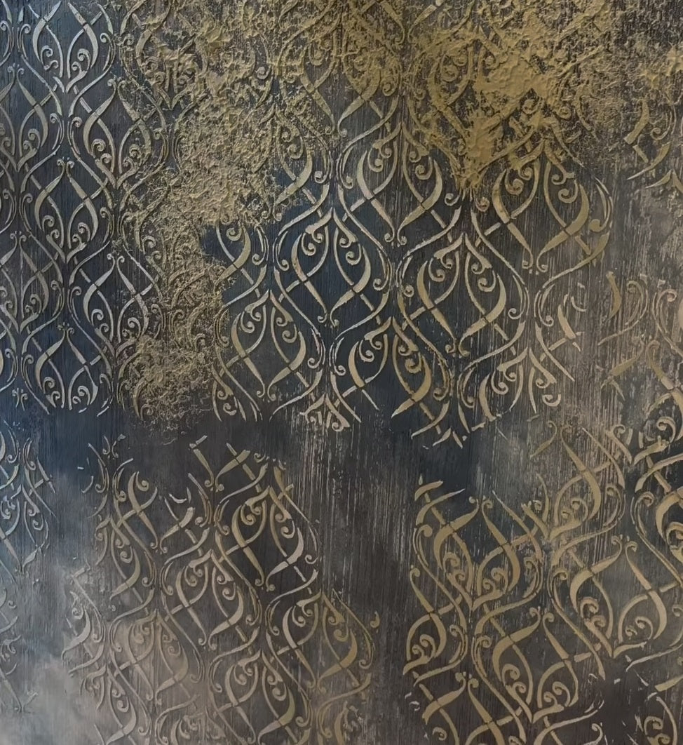 Stencil DFA Oriental pattern - create an interior in an oriental style! 0.3-1 mm (V00075)