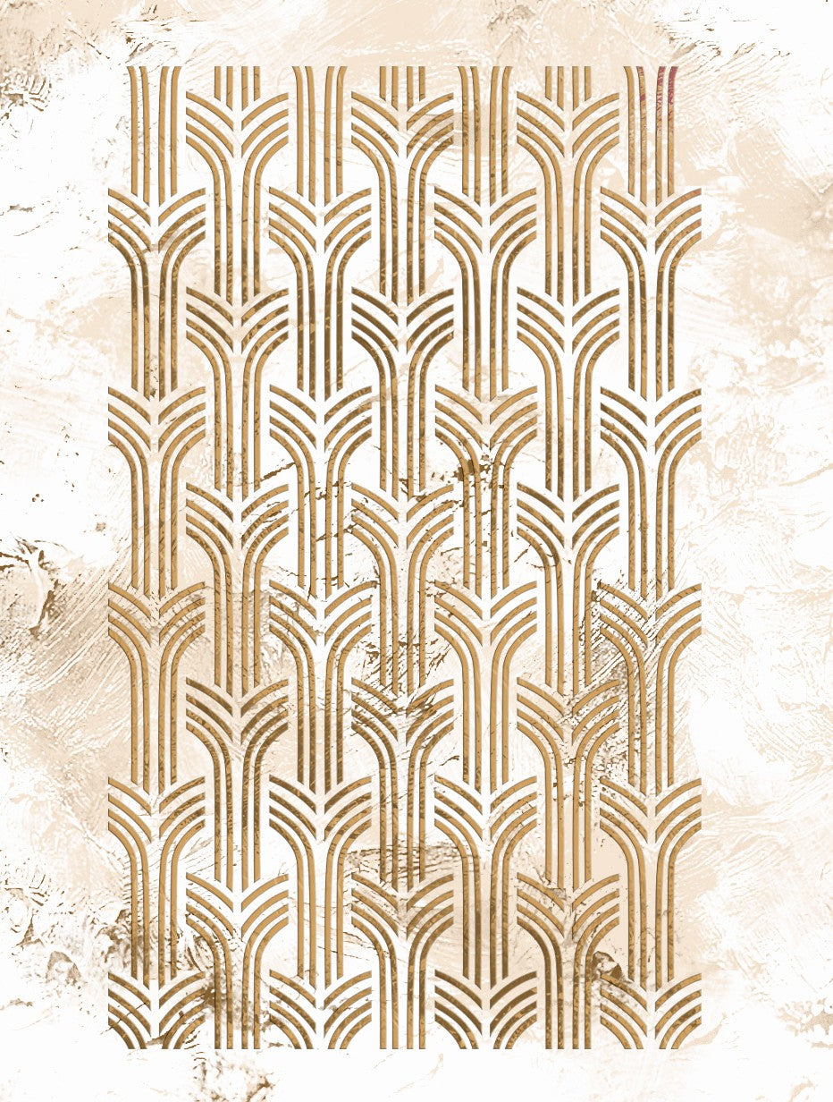 DFA Geometry Stencil: Create stylish 3D decor that is always in fashion! 0.3-1 mm (G00156)
