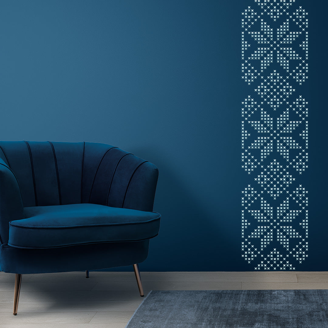 Ethno Stencil DFA Embroidery for plaster and paint 0.3-1mm (Z00035)