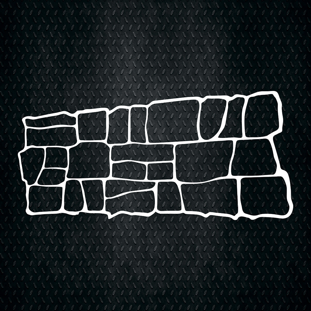Stencil DFA Facade Wild stone for plaster and paint 0.3-1mm (F00015)