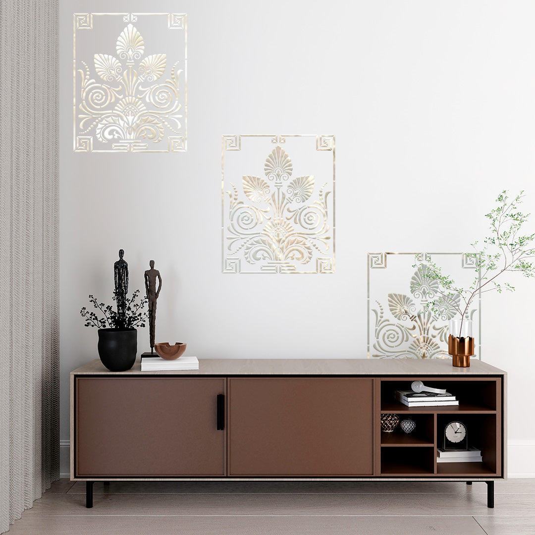 Stencil DFA Greek panel, stencil for putty and paint 0.3-1mm (K00072)