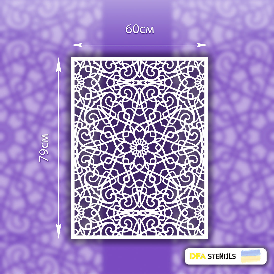 Stencil DFA Square pattern, for plaster and paint 0.3-1mm (K00073)