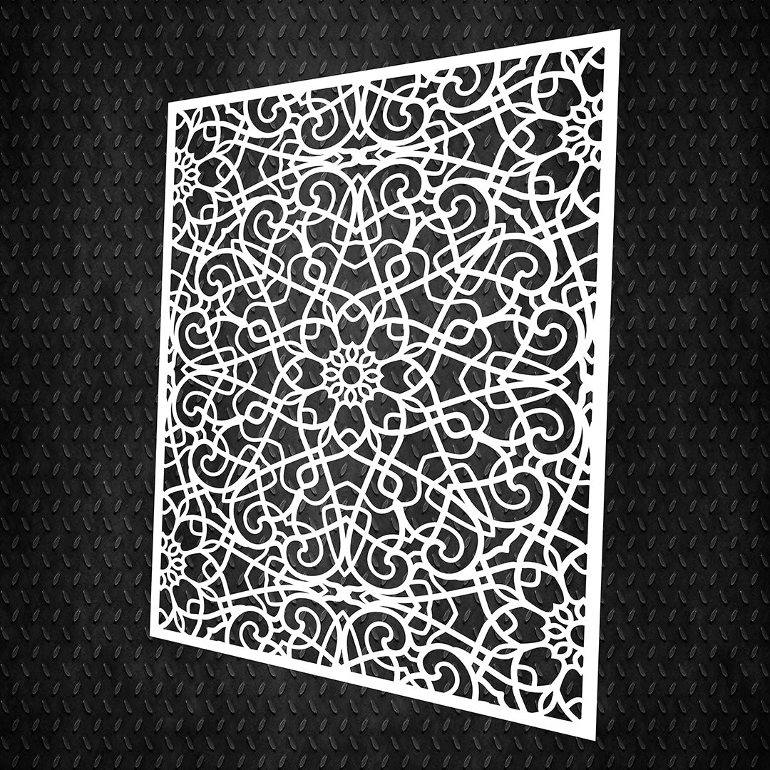 Stencil DFA Square pattern, for plaster and paint 0.3-1mm (K00073)