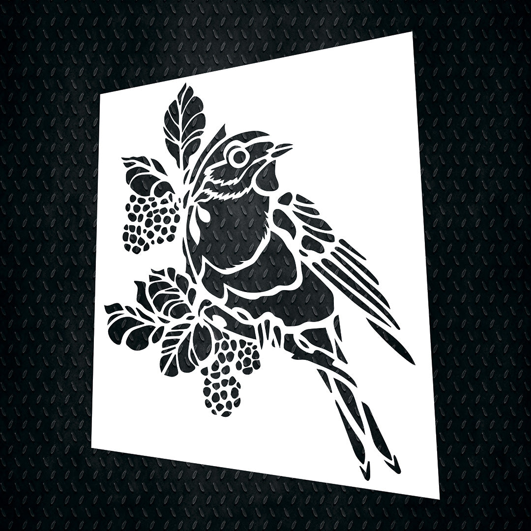 Stencil DFA Bird reusable for plaster and paint 0.3-1mm (J00033)