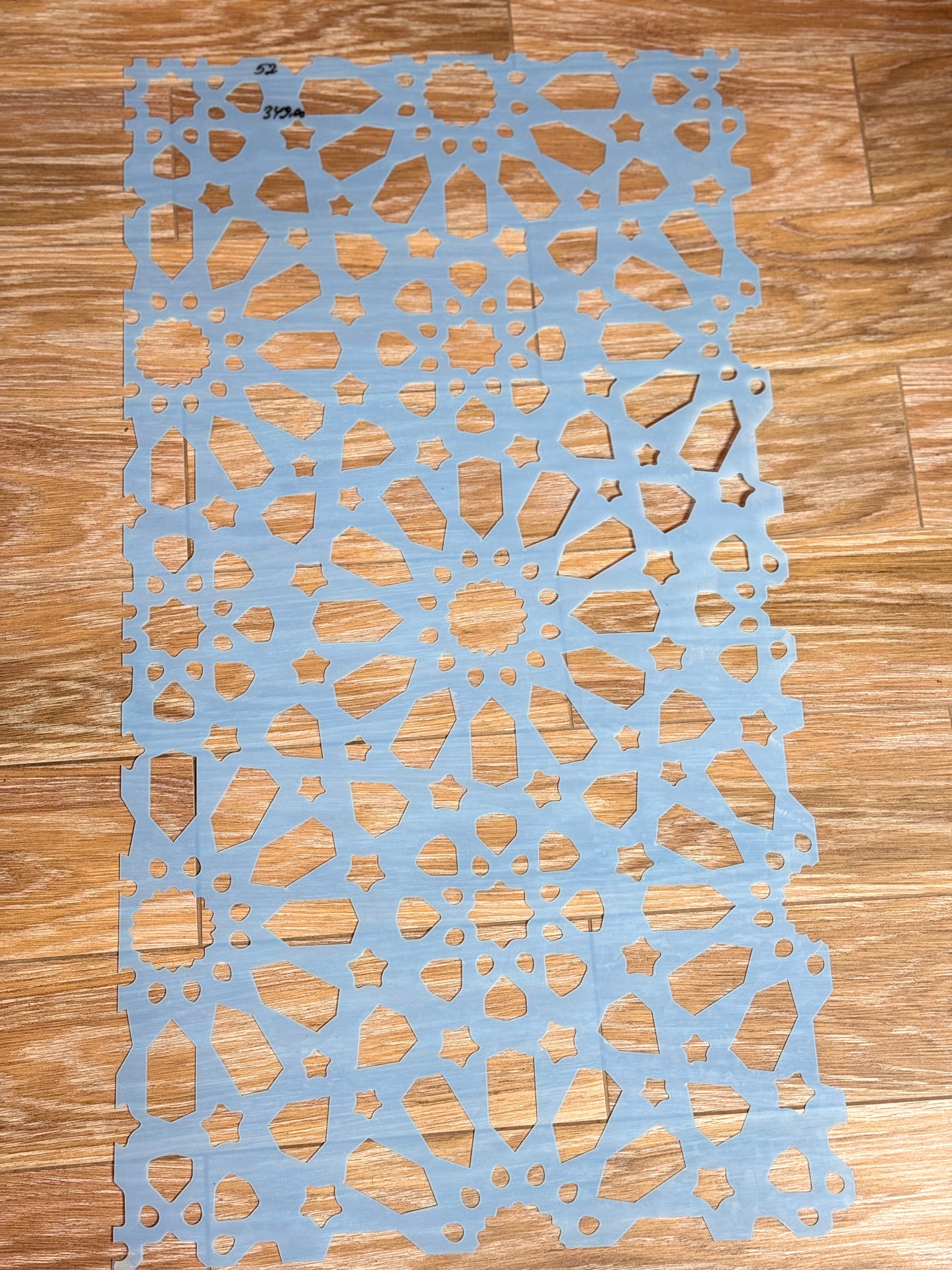 Stencil number 52