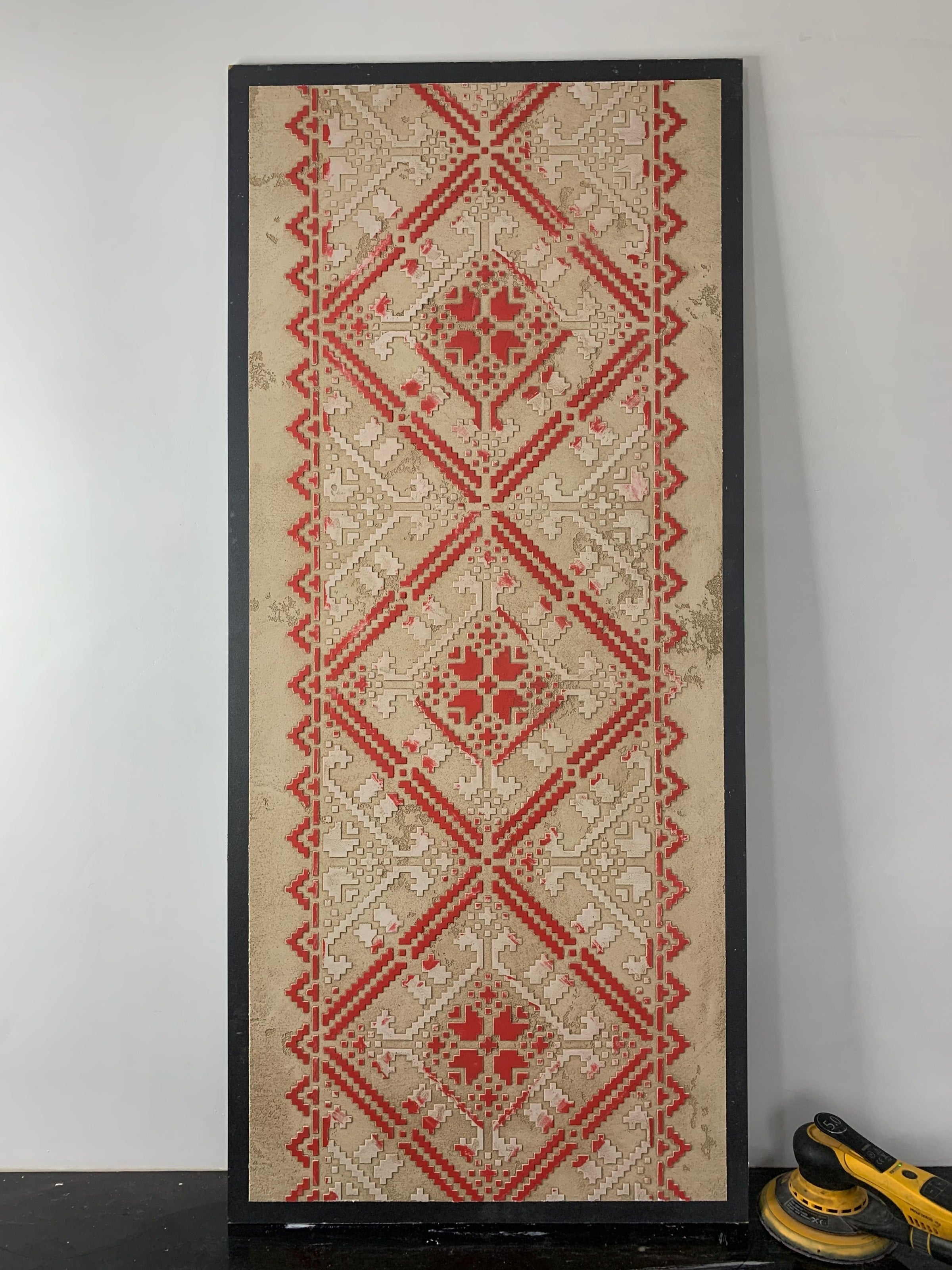 Create a unique interior with the DFA stencil Vyshyvanka - an ethnic accent in your home 0.3-1 mm (Z00006)