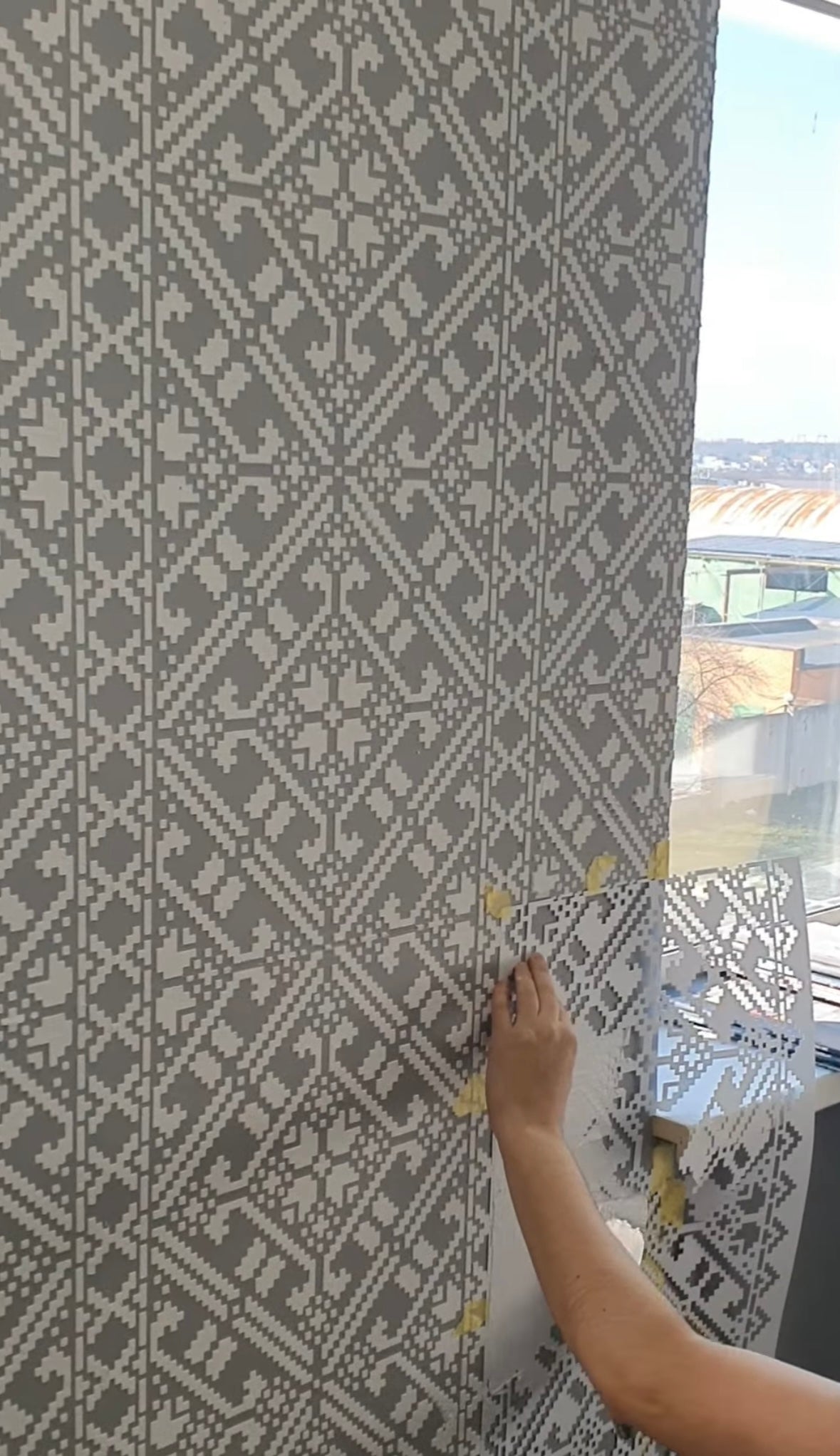 Create a unique interior with the DFA stencil Vyshyvanka - an ethnic accent in your home 0.3-1 mm (Z00006)