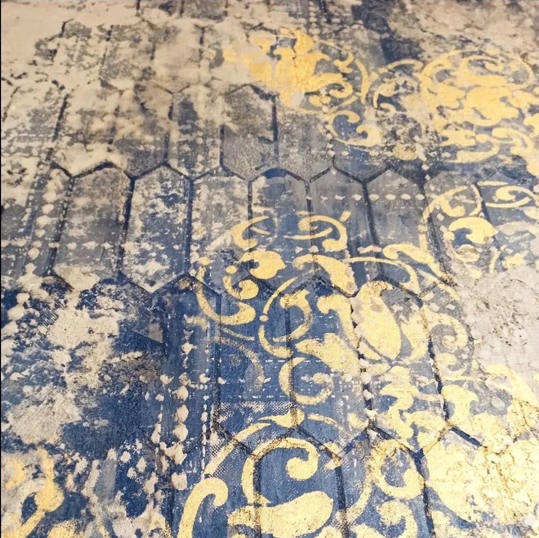 DFA stencils for decoration under plaster and paint (Eastern 21 + Geometry 77) 0.3-1 mm (N00041)