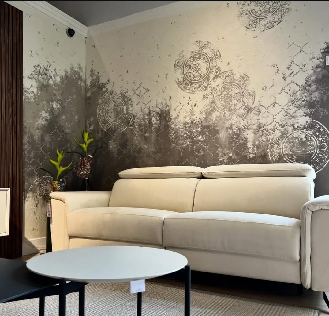 DFA stencils for decoration (Eastern 3 + Round 14 + Eastern 1) for plaster and paint 0.3-1 mm (N00098)