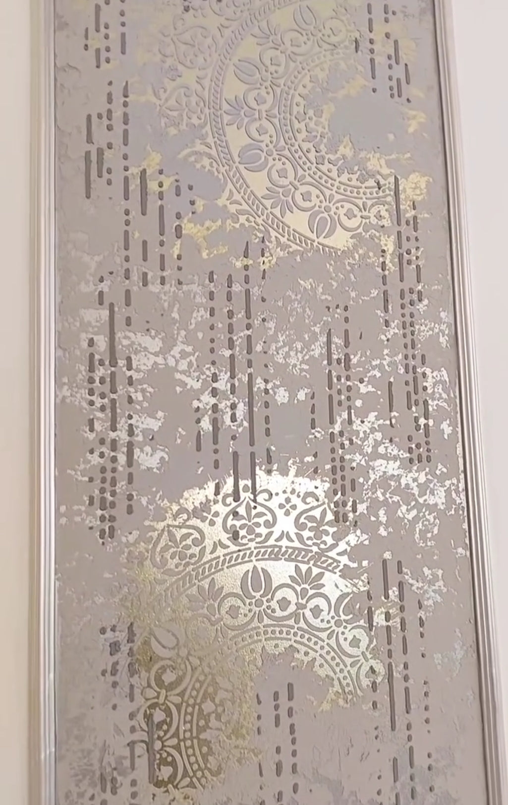DFA stencils for wall decoration (Round 54 + Geometry 12) for plaster and paint 0.3-1 mm (N00045)