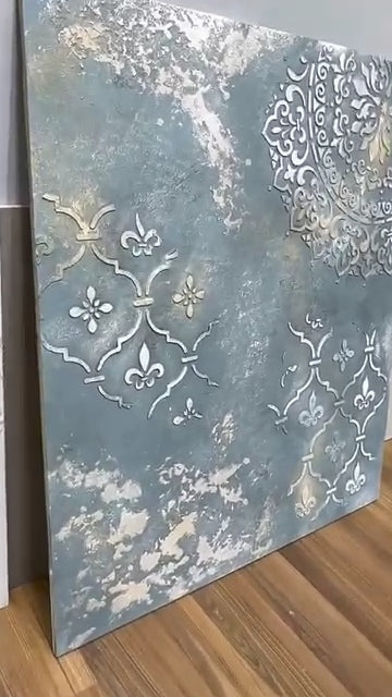 DFA stencils for wall decoration (Round 6 + Eastern 2) for plaster and paint 0.3-1 mm (N00069)