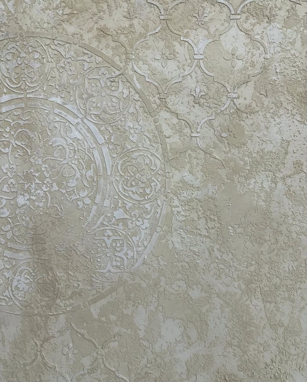 Stencils DFA set for decoration under plaster and paint (Round 14 + Eastern 2) 0.3-1 mm (N00071)