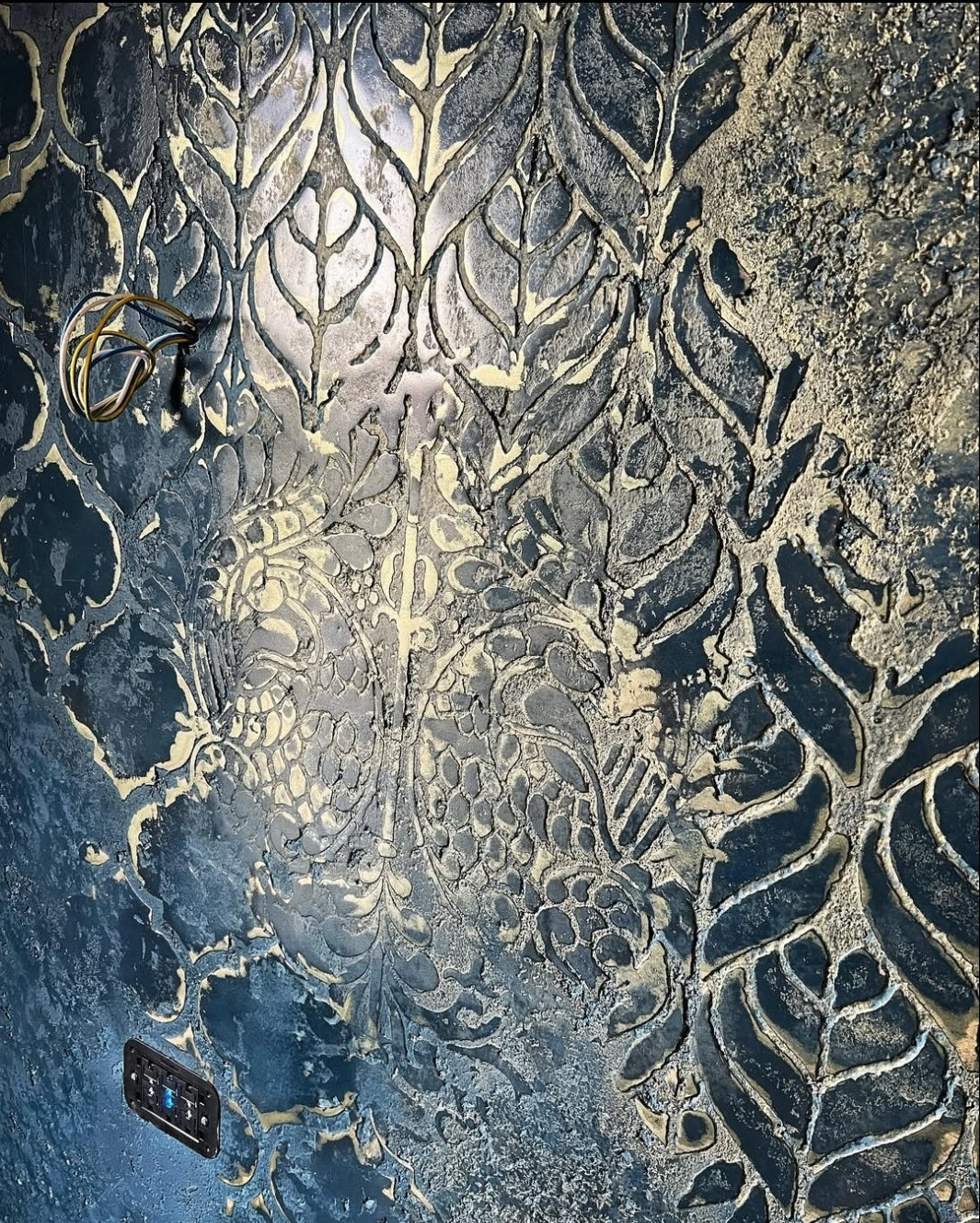 Stencils DFA (Nature 1 + Oriental 8 + Damascus 22) set for plaster and paint 0.3-1 mm (N00068)