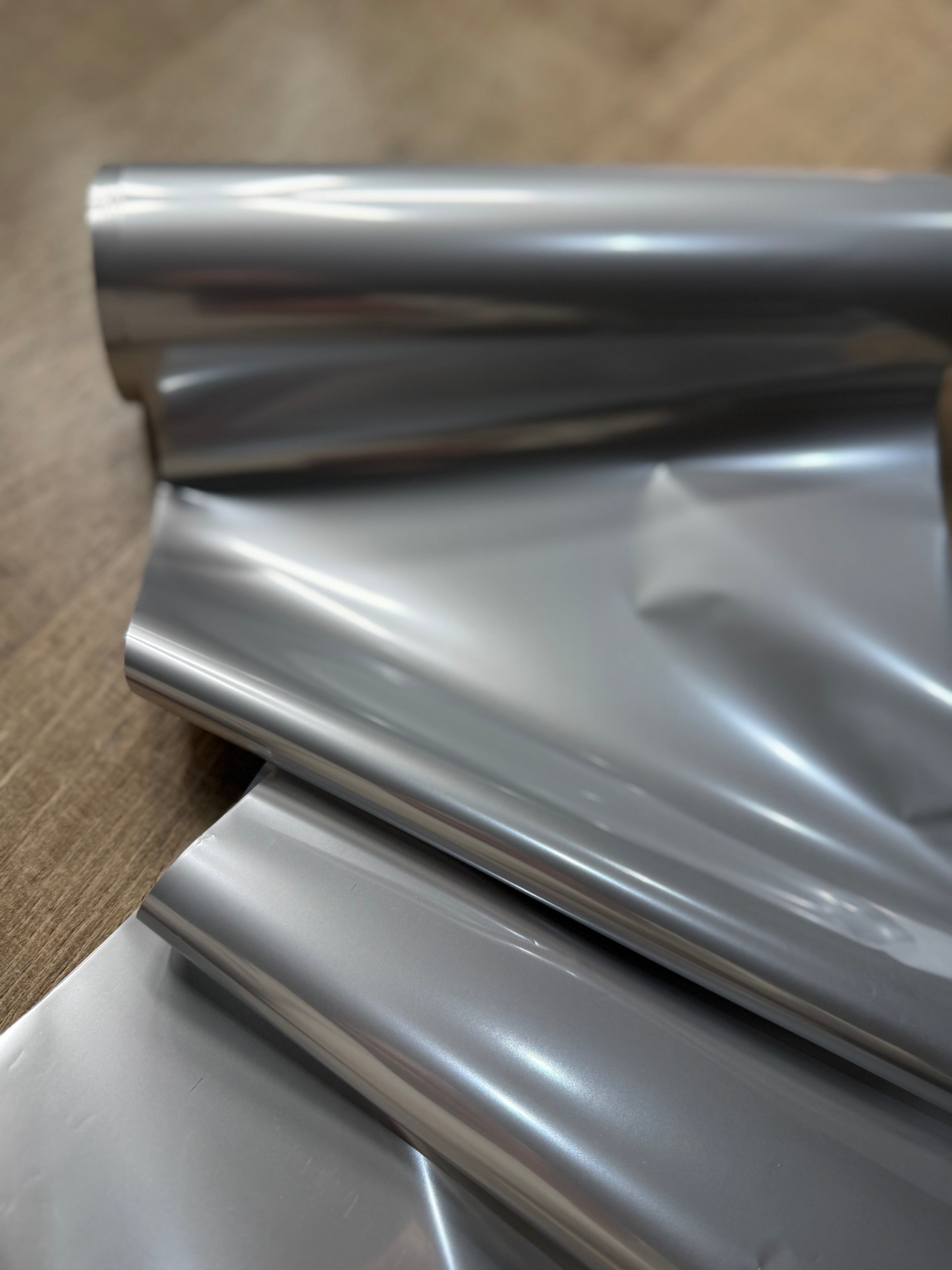 Transfer film (Titan, matte silver)