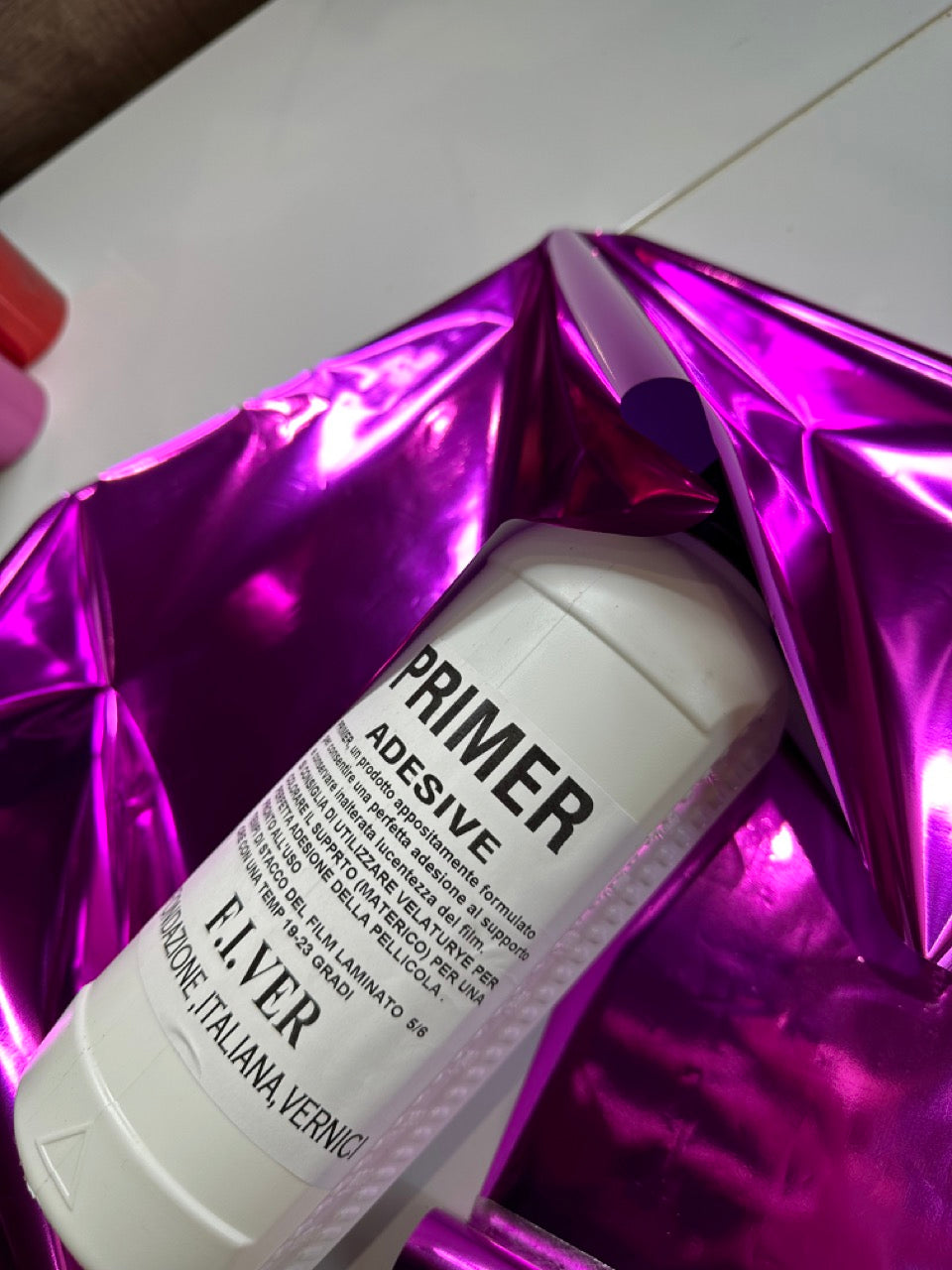 Transfer film (bright pink)
