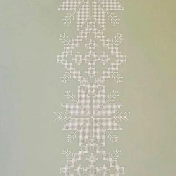 Ukrainian style in your interior – Vysyvanka stencil for paint and plaster 0.3-1 mm (Z00024)