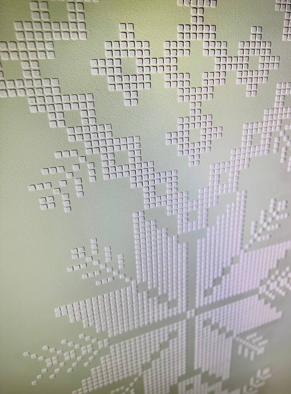 Ukrainian style in your interior – Vysyvanka stencil for paint and plaster 0.3-1 mm (Z00024)