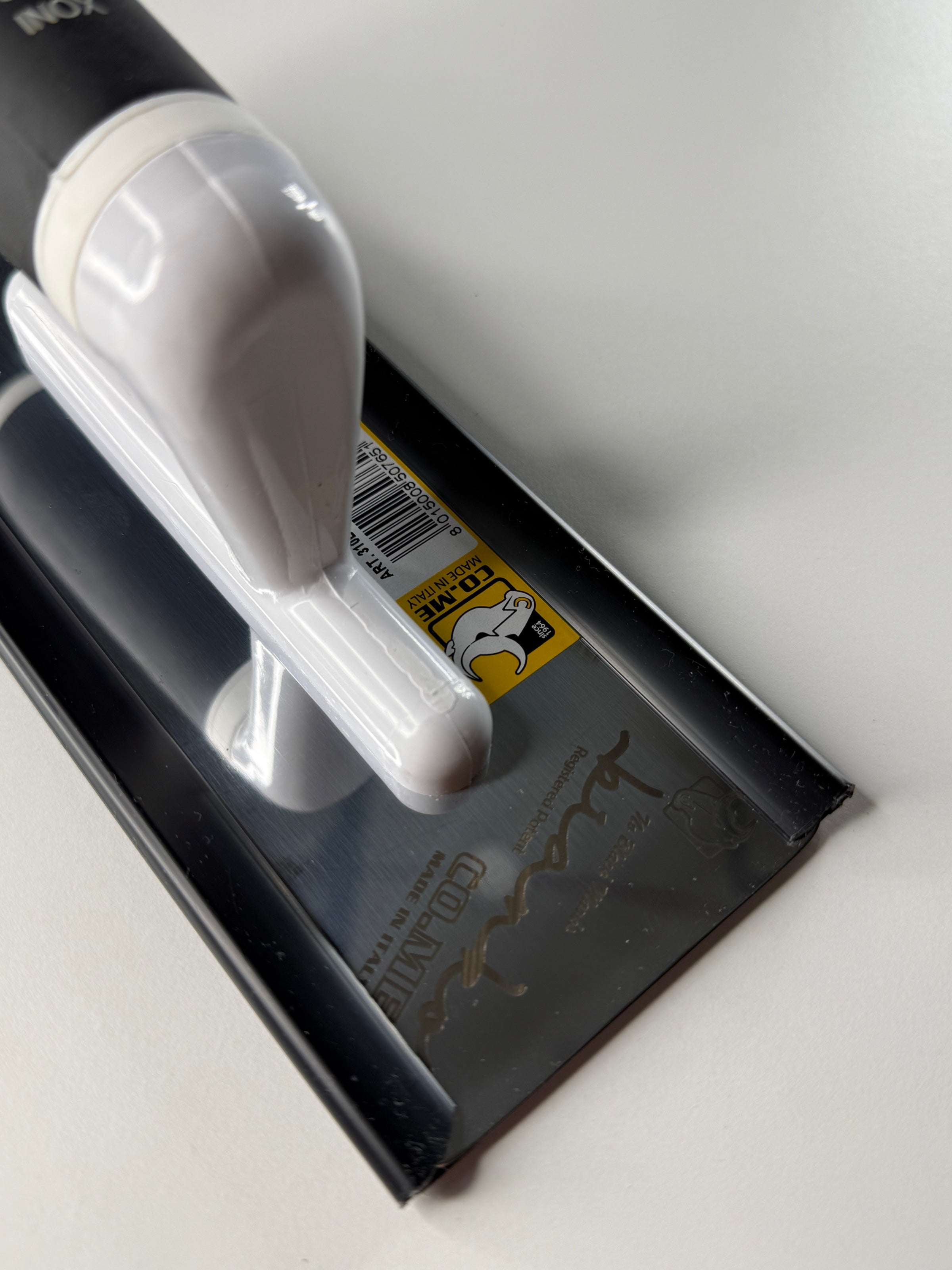 Venetian trowel made of stainless steel CO.ME Bianco 200x80x0.6 mm (31081)