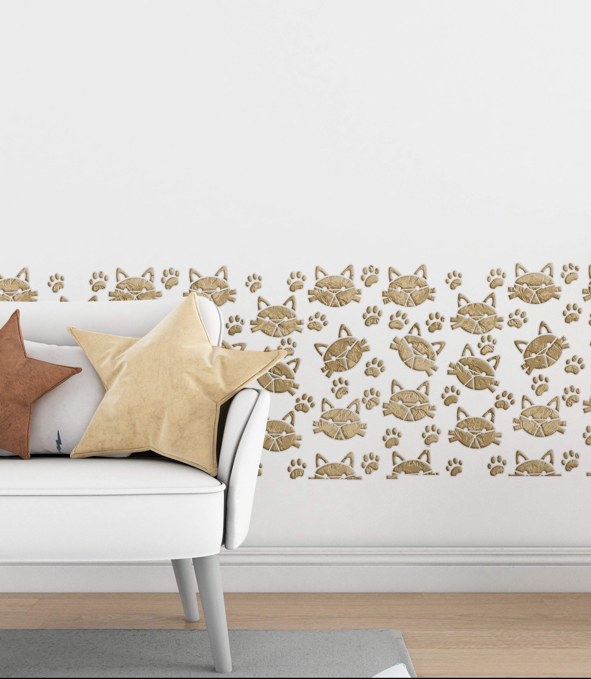 Cheerful children's decor with DFA Cats - comfort and joy in the room 0.3-1 mm (E00087)