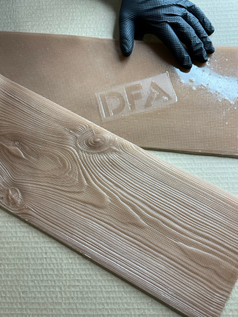 Silicone impression for decoration Tree 3 (brown) W00023