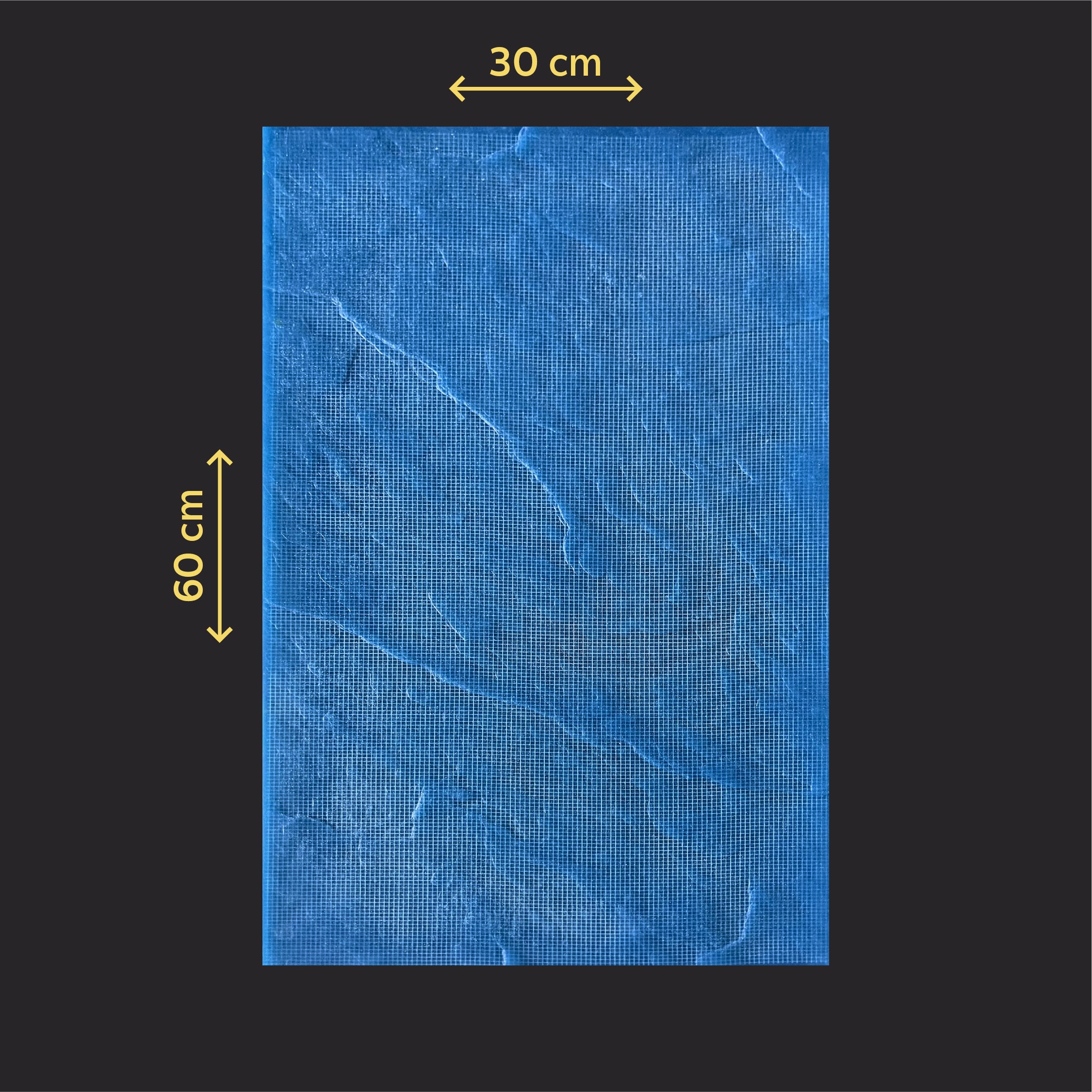 Silicone impression for decoration Ceramogranit 1 (blue) W00006