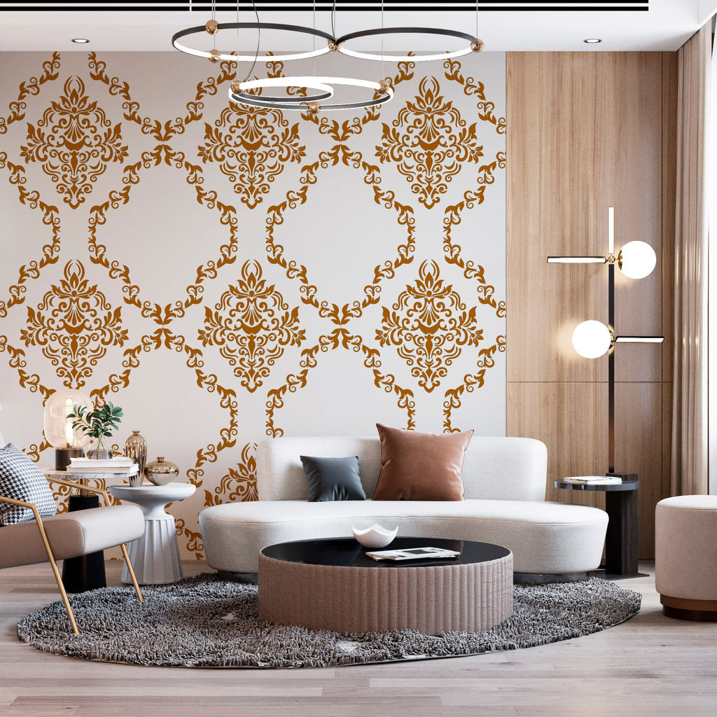 How to Stop Paint Bleeding Under a Wall Stencil