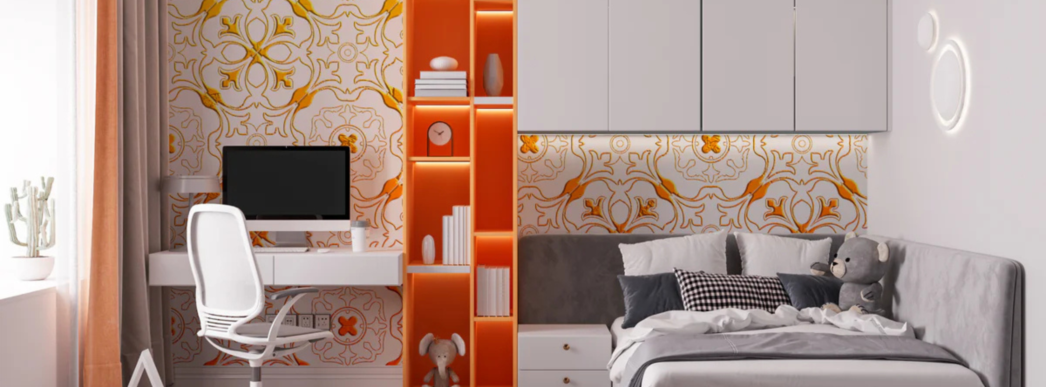 Creative wall stencil ideas from DFA Decor for decorating every room with unique patterns and style.