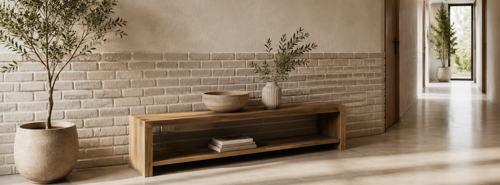 DFA Decor 3D brick wall stencil vs silicone stamp for creating realistic rock and stone textures