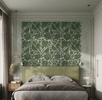 DFA Reusable Stencil "Nature" for Plaster and Paint 0.3–1 mm – William Morris Collection (P00181)