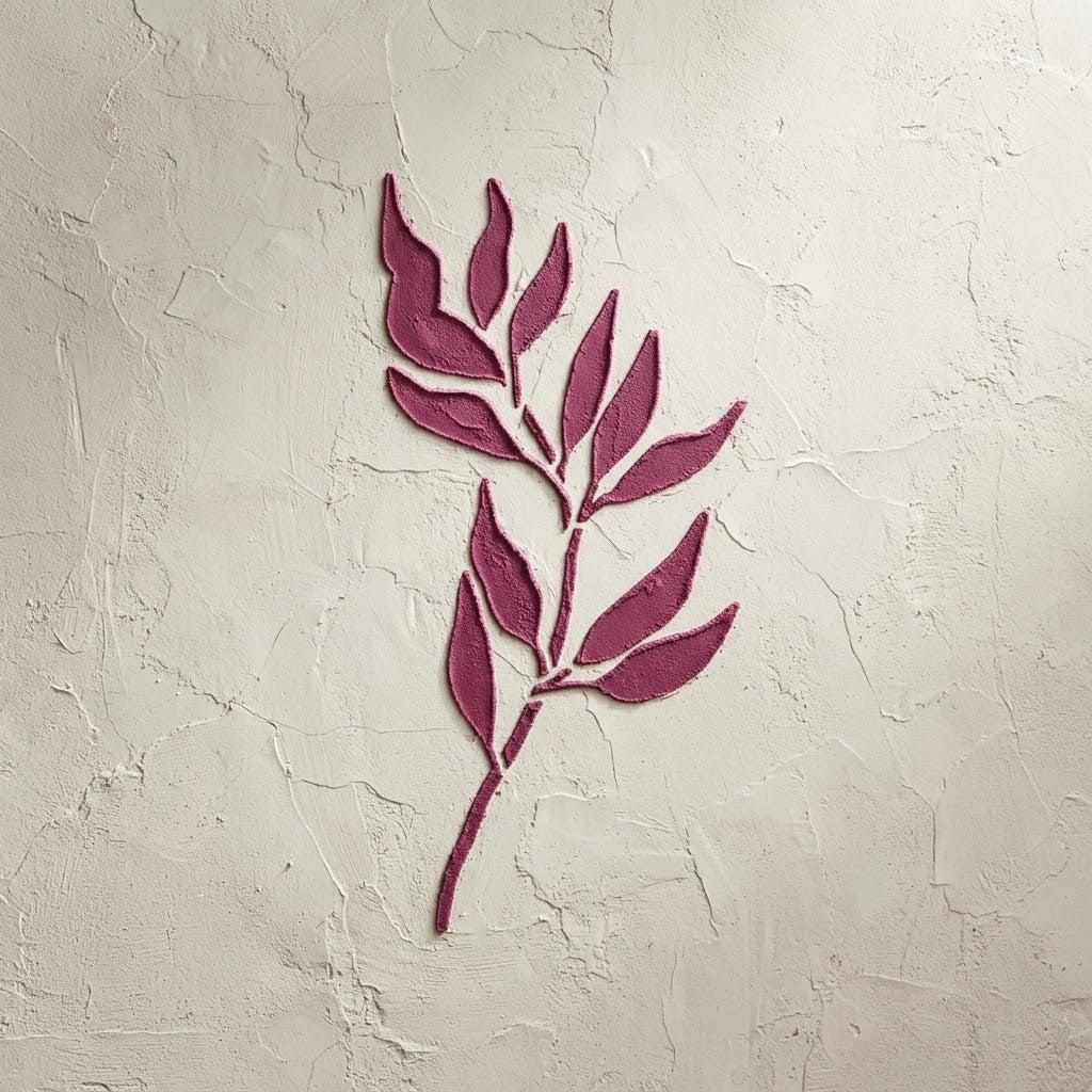 DFA "Flower" Stencil for Decoupage on Interior Decor Items (P00208)