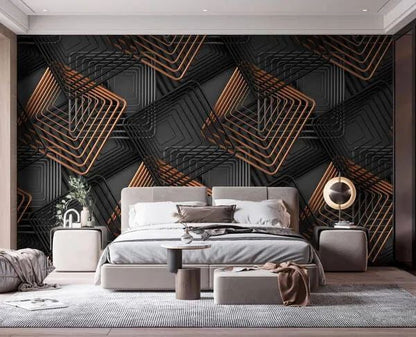 Geometric relief pattern for walls - stencil DFA Geometry 0.3-1 mm (G00105)