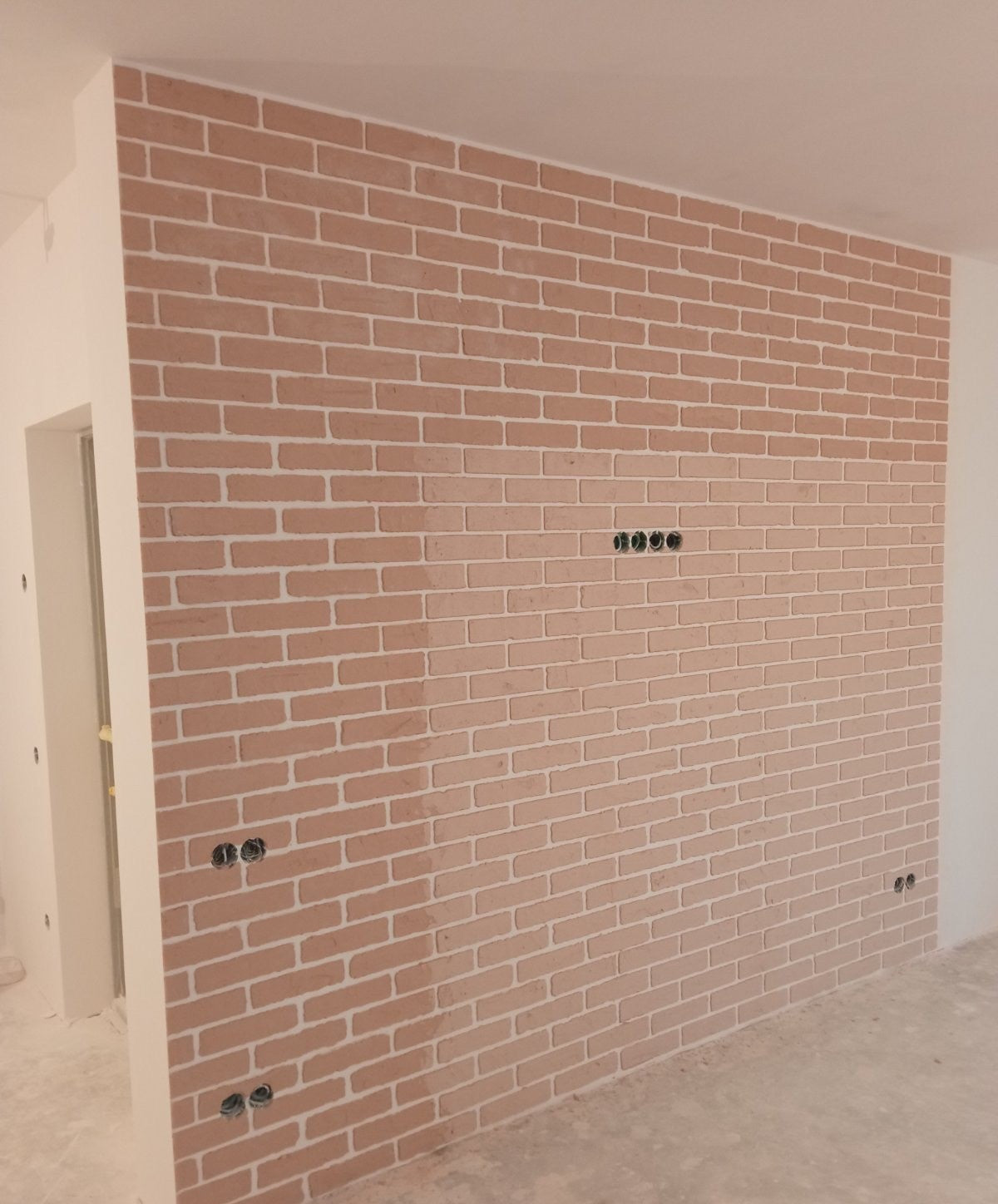 DFA Stencil Facade Bricks reusable for decorative plaster and paint 0.3-1mm 39*78 6x25 + as a gift border and separate brick 25x6.5 (F00001)