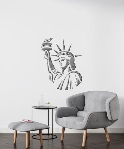 Stencil DFA Statue of Liberty for plaster and paint 0.3-1mm (X00099)
