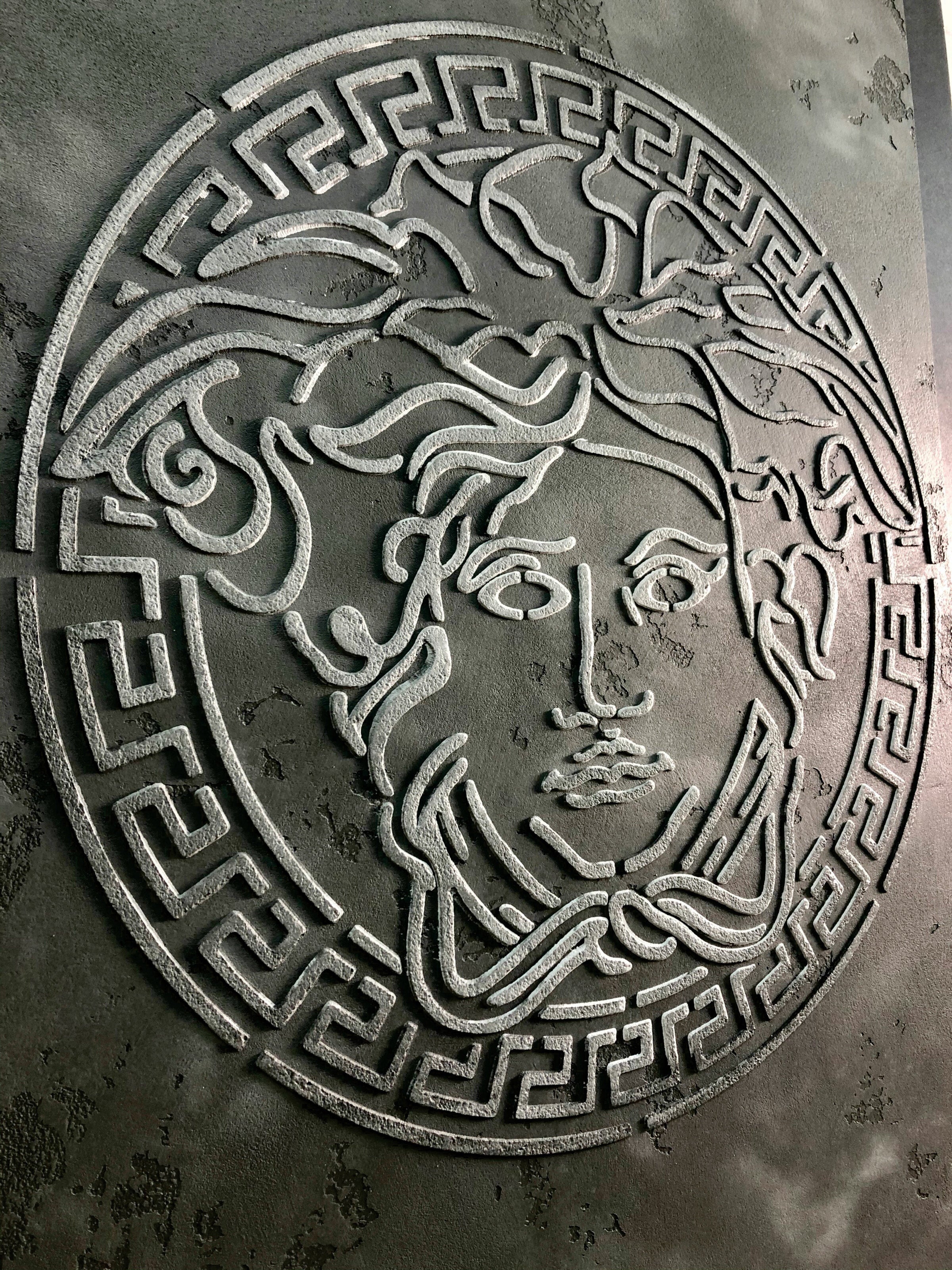 Versace Luxury Style DFA Stencil Round Pattern for Paint and Plaster 0.3-1mm (C00033)