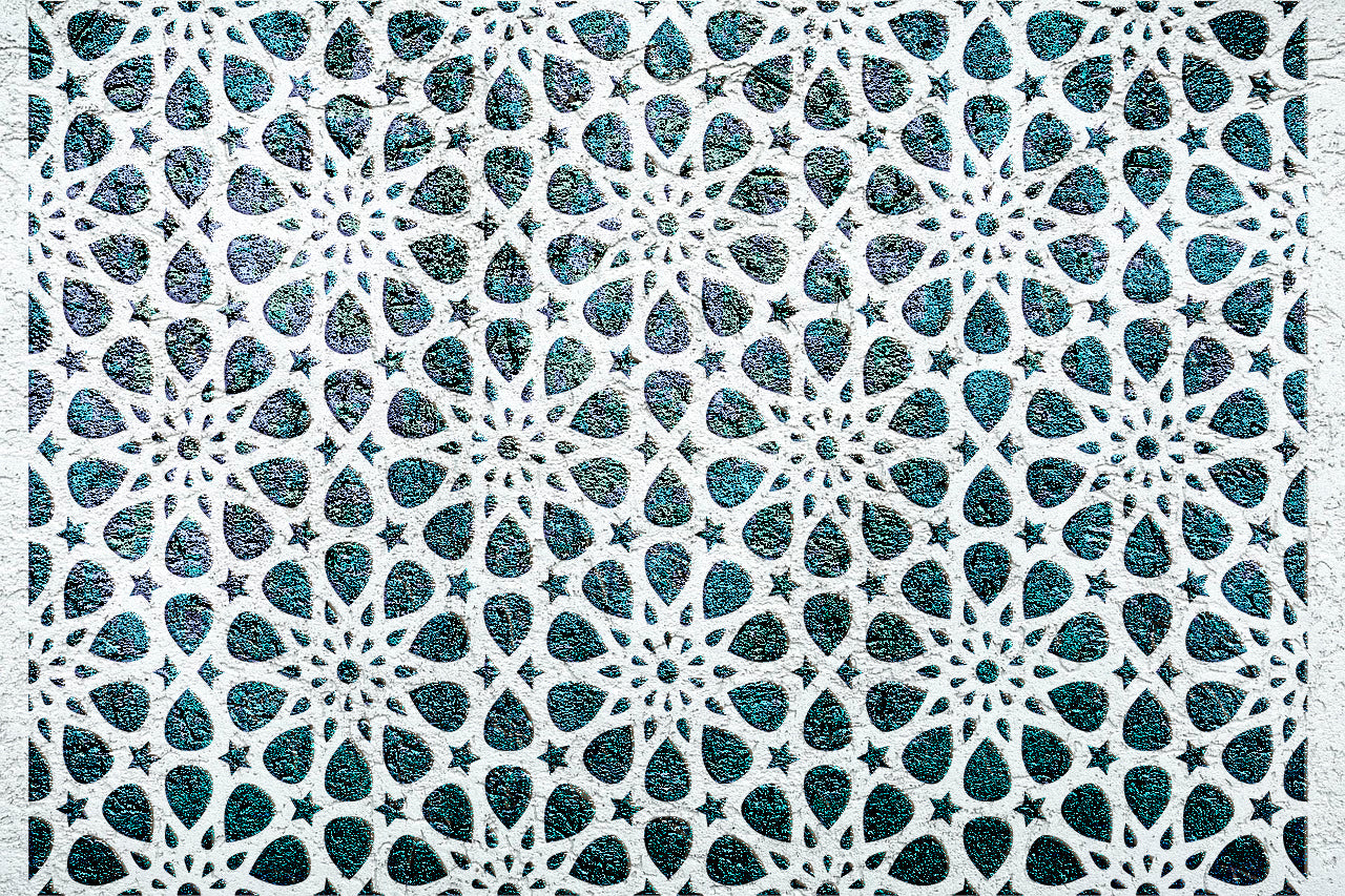 Stencil DFA for decoration Geometry for plaster and paint 0.3-1 mm (G00151)