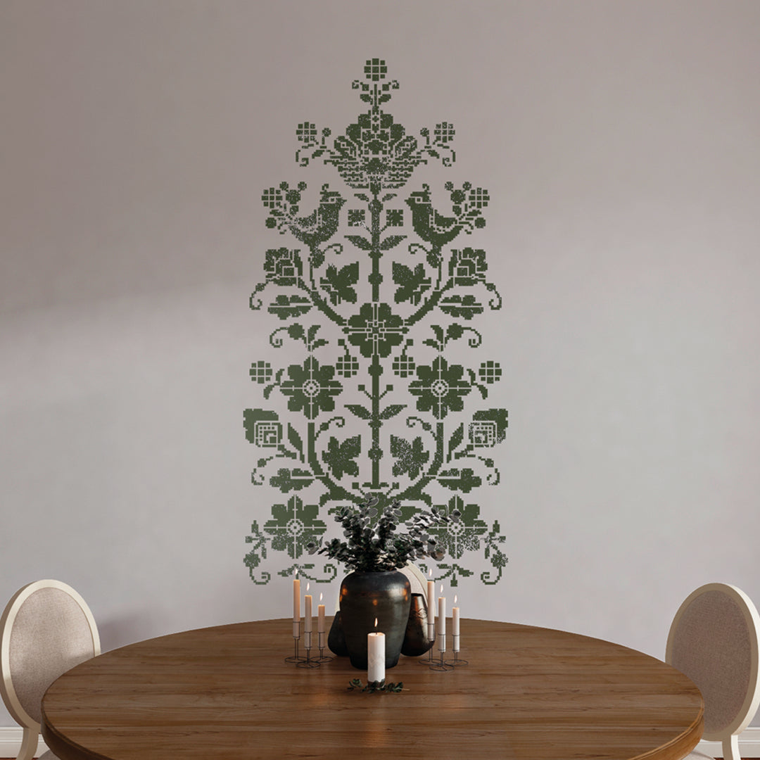 Update the interior: Ethnic style with DFA stencil "Vysyvanka" 0.3-1 mm (Z00039)