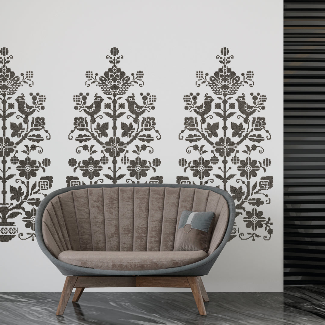 Update the interior: Ethnic style with DFA stencil "Vysyvanka" 0.3-1 mm (Z00039)