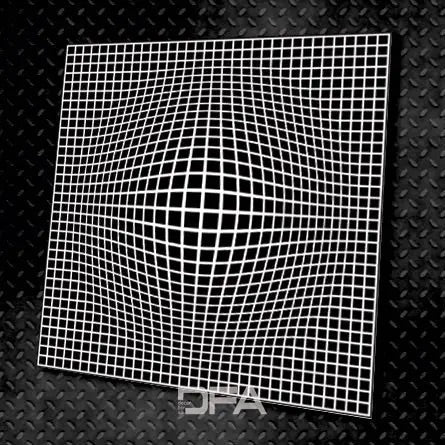 A stylish 3D effect for your interior – Stencil DFA Geometry Illusion 0.3-1 mm (G00046)