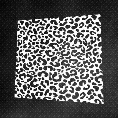 Leopard skin texture for the interior - premium stencil DFA Nature 0.3-1 mm (P00037)