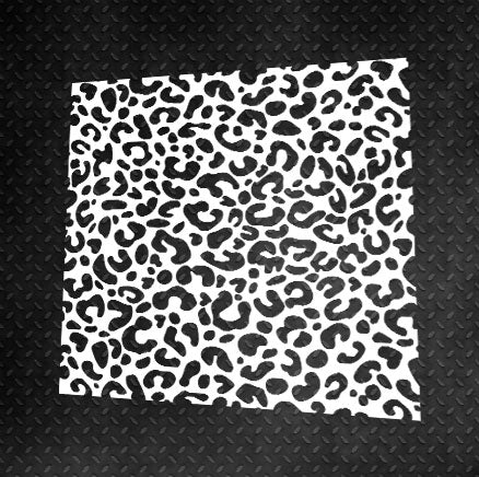 Leopard skin texture for the interior - premium stencil DFA Nature 0.3-1 mm (P00037)