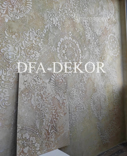 Decorative stencil DFA square pattern, 0.3-1mm (K00013)