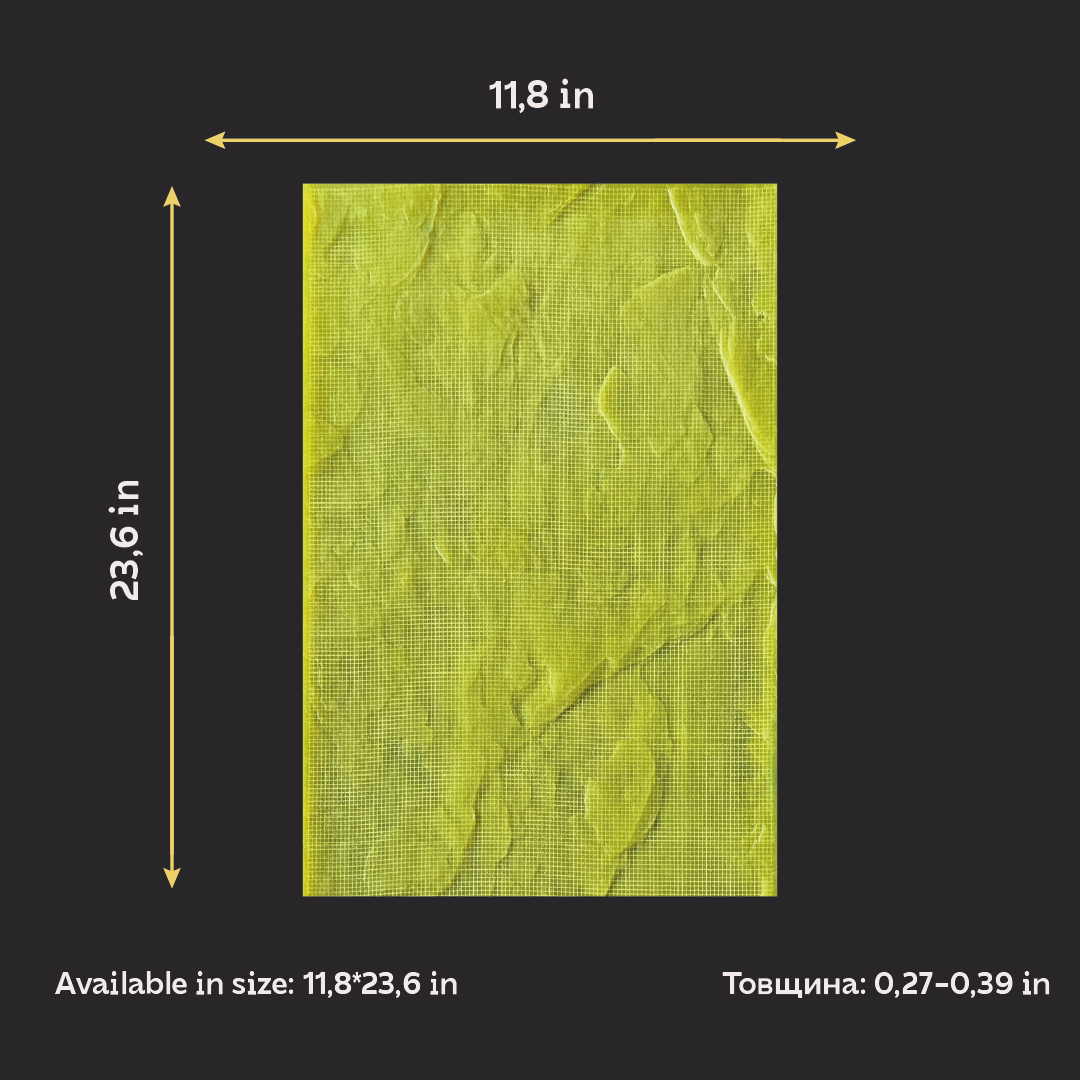 Silicone impression for decoration Ceramogranit 2 (yellow) W00007
