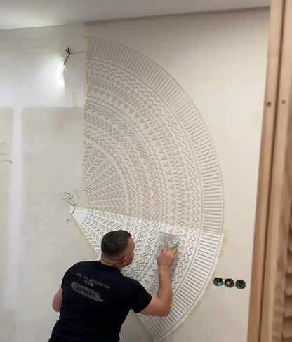 Creative decor with stylish stencil DFA Round pattern 0.3-1 mm (C00111-d)