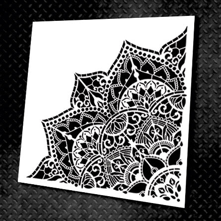Stencil DFA reusable Round pattern 57 for plaster and paint 0.3-1mm (С00057)