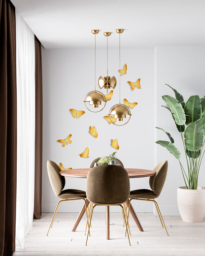 Create a spring mood: Mirror decor DFA Butterflies for the home, 11 pcs (YA00001)
